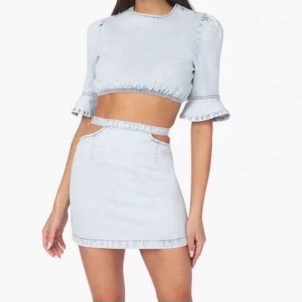NWT WeWoreWhat Cut Out Skirt - Picture 2 of 5